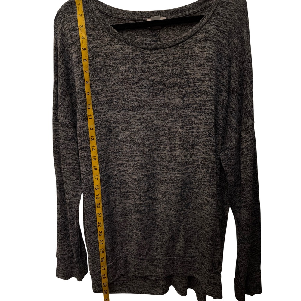 Old Navy Womens XL Blue Knit Long Sleeve Drop Shoulder Top Pullover - Picture 8 of 9